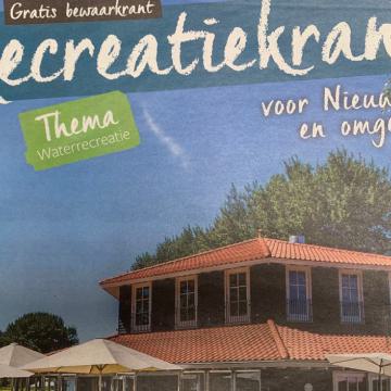 De nieuwe Recreatiekrant Nieuwkoop en Omgeving is uit!