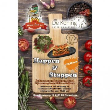 Nieuw! Happen & Stappen bij The Happy Duck