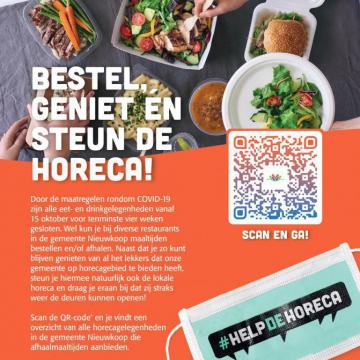 Gezamenlijke campagne steunt de Horeca in Nieuwkoop