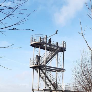 Nieuwe recreatieplek Papeneiland met 'uilkijktoren'