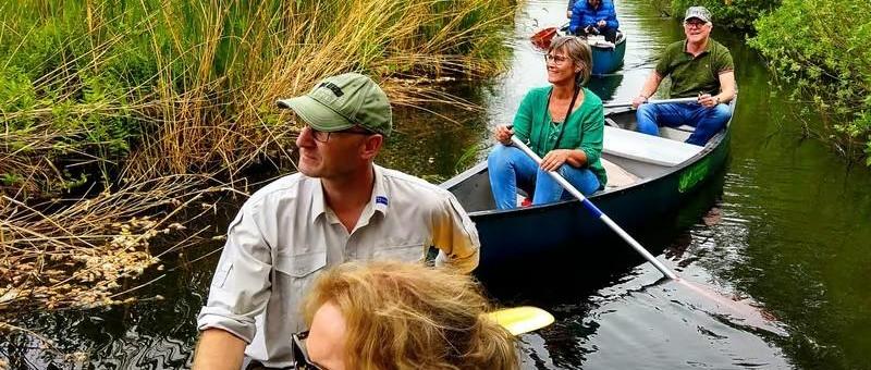 Kanovaren over de Nieuwkoopse Plassen