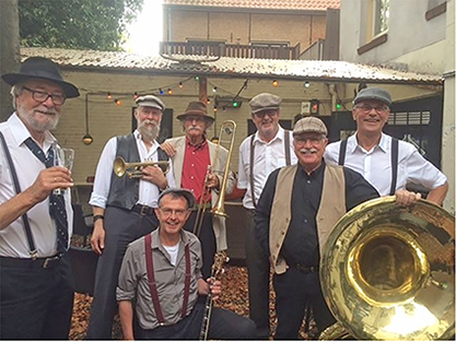 Zondagmiddagconcert Muziektent met The Jazzy Rabbits