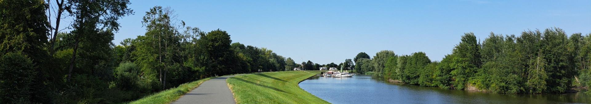 Wandeling langs plassen en over dijken