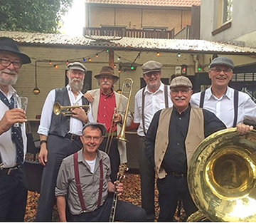 Zondagmiddagconcert Muziektent met The Jazzy Rabbits