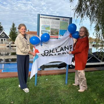 Nieuw bord Oude Hollandse Waterlinie